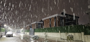 Kayseri’de kar yağışı