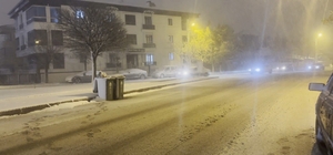 Erzincan'da kar yağışı