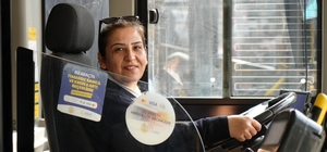 Hayaliydi, başardı: Şehrin ilk kadın otobüs şoförü oldu