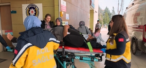 Kontrolü kaybeden kamyonet yoldan çıktı