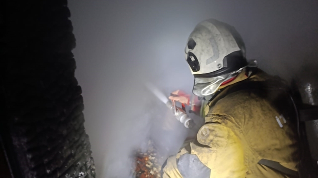 Reyhanlı'da ev yangını