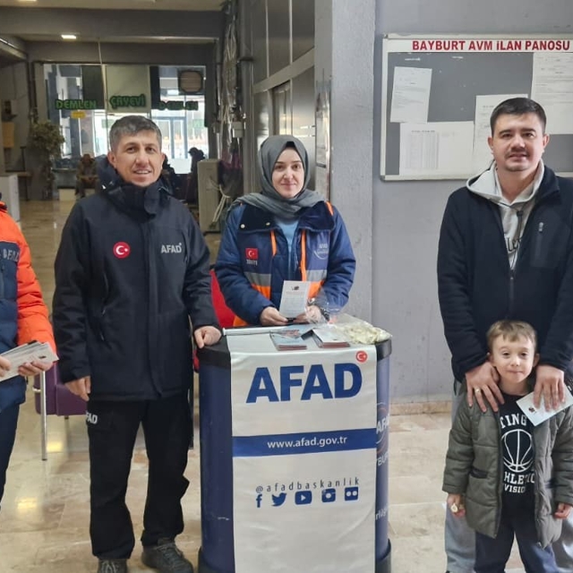 Bayburt'ta Deprem Haftası etkinlikleri tamamlandı