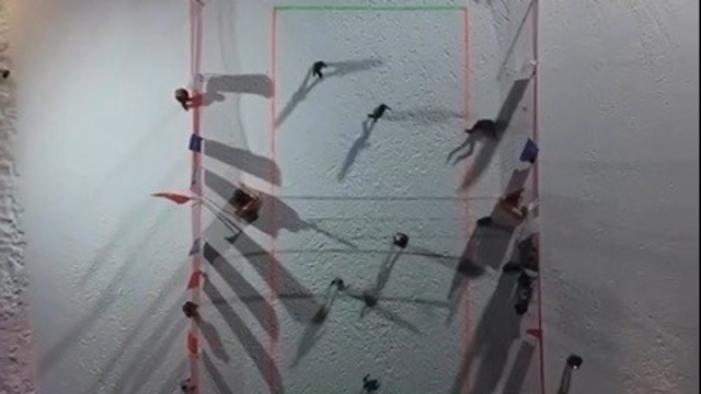 Ergan Dağı'nda kurumlar arası kar voleybolu heyecanı