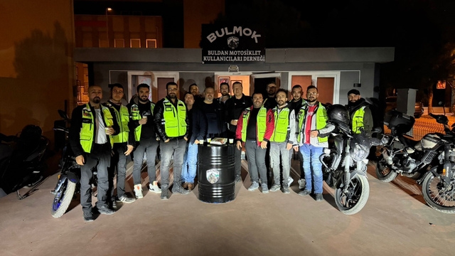 Buldanlı motosiklet sürücülerine 'güvenli sürüş' eğitimi