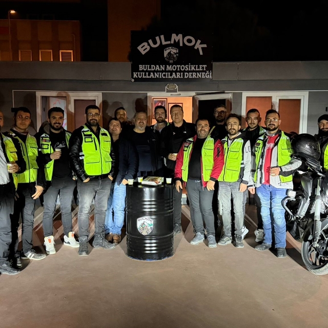 Buldanlı motosiklet sürücülerine 'güvenli sürüş' eğitimi