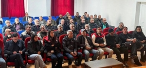 Tunceli'de üreticilere TARSİM bilgilendirmesi