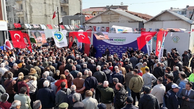Şarköy'de TEK Market hizmete açıldı