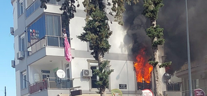 Antalya'da yangın; mahsur kalanlar kurtarıldı
