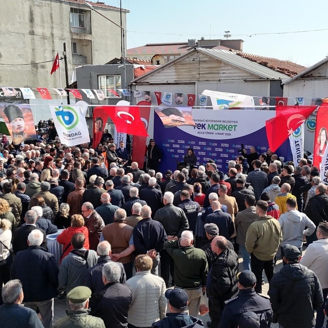 Şarköy'de TEK Market hizmete açıldı