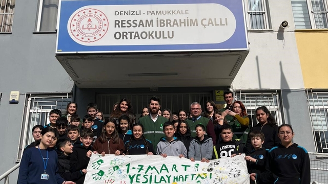 Denizli Yeşilay Haftası'nda yeşile büründü