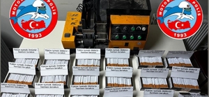 Durdurulan araçtan kaçak tütün çıktı