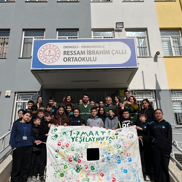 Denizli Yeşilay Haftası'nda yeşile büründü