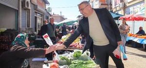 Başkan Güler'den kadınlara çiçekli jest