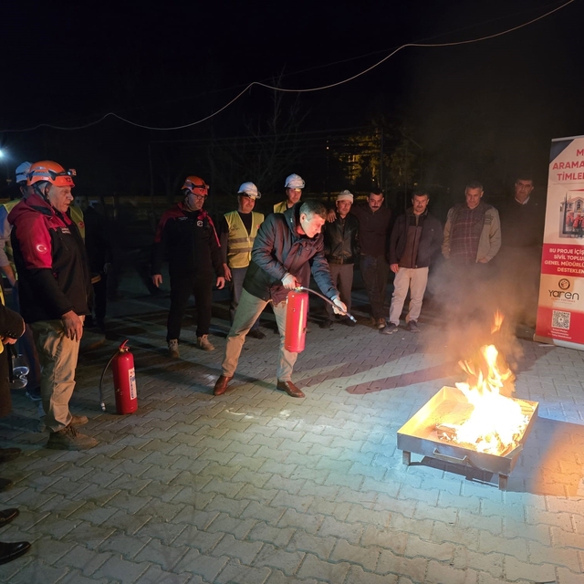 Akşehir'de MAK projesi kapsamında afet bilinci eğitimleri sürüyor