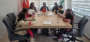 Tokat'ta minik öğrenciler Yeşilay'ı ziyaret etti