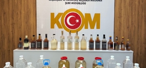 Samsun’da 90 litre sahte içki ve eti alkol ele geçirildi
