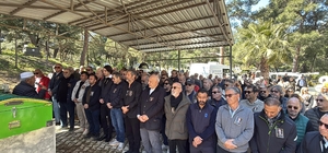 Beton mikserinin çarptığı iş insanı son yolculuğuna uğurlandı