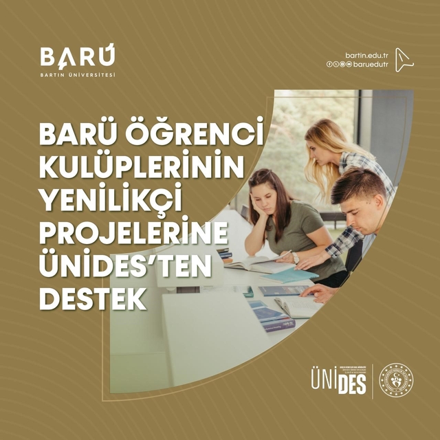 BARÜ öğrenci kulüplerinin yenilikçi projelerine ÜNİDES'ten destek