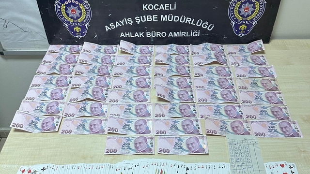 Kocaeli'de kahvehanede kumar oynatan kişi hakkında adli işlem