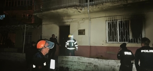 Boş evde çıkan yangın korkuttu