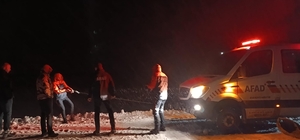 Tipide şarampole kayan araçtaki 4 kişi kurtarıldı