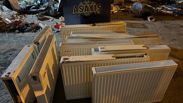 İskenderun'da kalorifer peteği hırsızları yakayı ele verdi