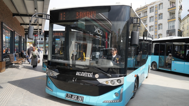 Kırıkkale'de kadınlara ücretsiz ulaşım desteği