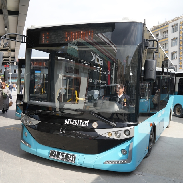 Kırıkkale'de kadınlara ücretsiz ulaşım desteği