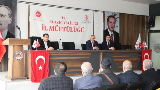 Elazığ'da vaizlik hizmetleri ve sahada yürütülen çalışmalar görüşüldü