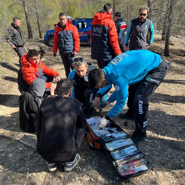 Karaman'da dağlık alanda kaybolan kadın, ekiplerin çalışmasıyla bulundu