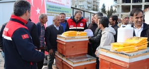 Arıcılara organik arısız 494 kovan dağıtıldı