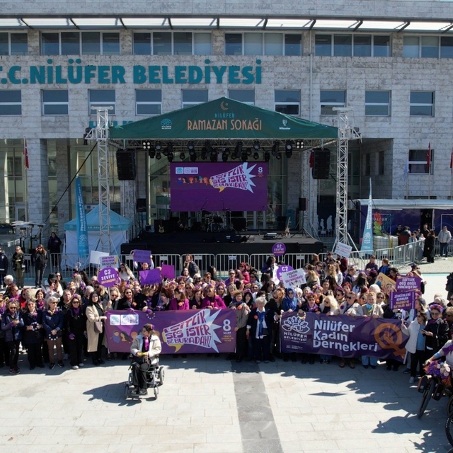 Nilüfer'de kadınlar tek ses oldu