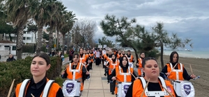 Samsun'da LÖSEV "Umudumuz Kadın Dayanışması" yürüyüşü gerçekleştirdi