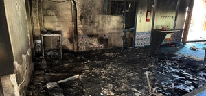 Mersin'de camide çıkan yangın hasara yol açtı