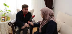 Şehit annesine 8 Mart ziyareti