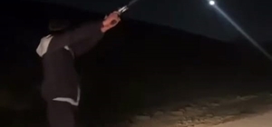 Havaya ateş açtığı görüntüleri sanal medyada paylaşılan şüpheli gözaltında