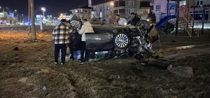 Kütahya’da takla atan otomobilin sürücüsü yaralandı