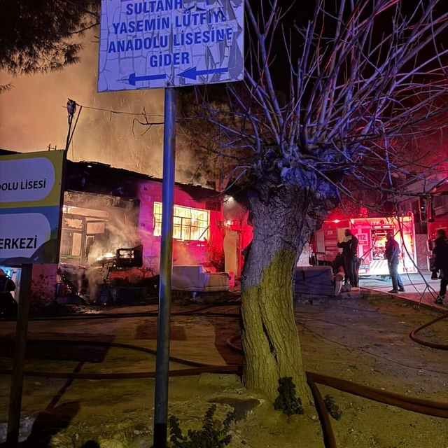 Aydın'da müstakil evde çıkan yangın söndürüldü