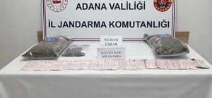 Adana'da 2 kilo esrar ele geçirildi, 1 kişi tutuklandı