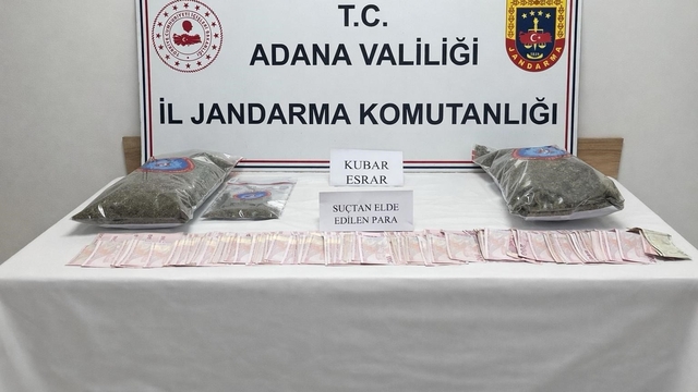 Adana'da 2 kilo esrar ele geçirildi, 1 kişi tutuklandı