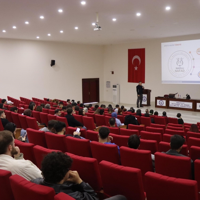 NAFAD ekiplerinden öğrencilere eğitim