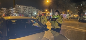 Mudanya'da trafikte huzur için gece denetimi