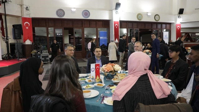 Kütahya'daki uluslararası öğrenciler iftarda buluştu