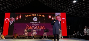 Edirne'de "Ramazan Sokağı"nda tasavvuf musikisi konseri düzenlendi