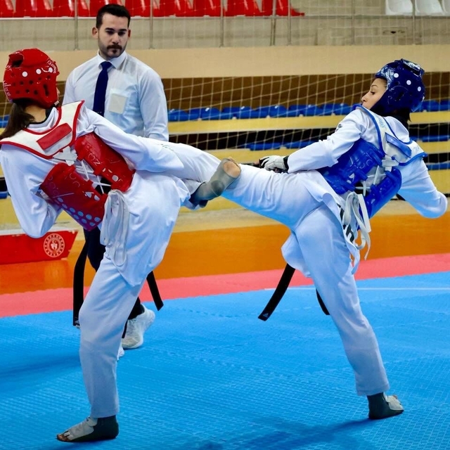 Genç tekvandocular Bilecik'te madalya için mücadele ediyor