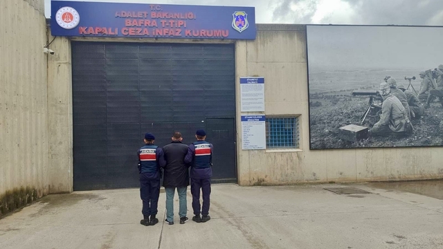 Samsun'da 18 yıl hapis cezası bulunan firari jandarma operasyonuyla yakalandı
