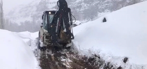 Şırnak'ta kar yolları kapattı