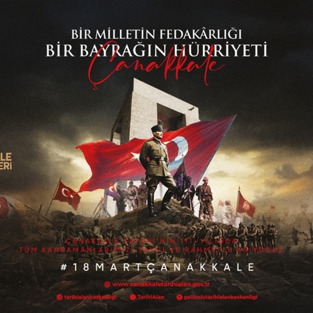 Çanakkale Deniz Zaferi "Bir Milletin Fedakarlığı, Bir Bayrağın Hürriyeti" t...