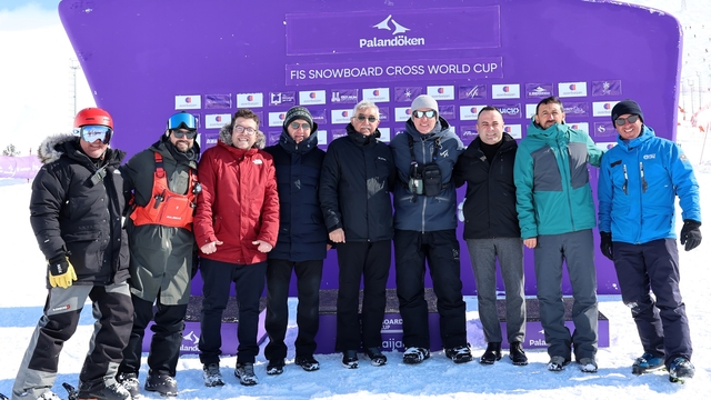 Palandöken'de FIS SBX Snowboard Dünya Kupası zirvesi