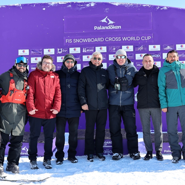 Palandöken'de FIS SBX Snowboard Dünya Kupası zirvesi